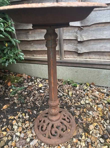 Photo of free Cast iron birdbath (Wokingham RG40) #1