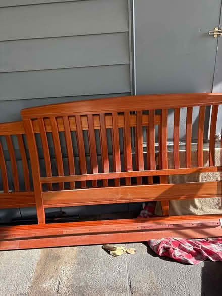 Photo of free Queen size bed frame (Marin Valley Mobile Comm ctr) #1