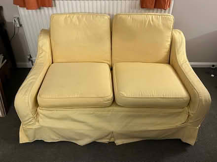 Photo of free Small yellow sofa (Presteigne LD8) #1