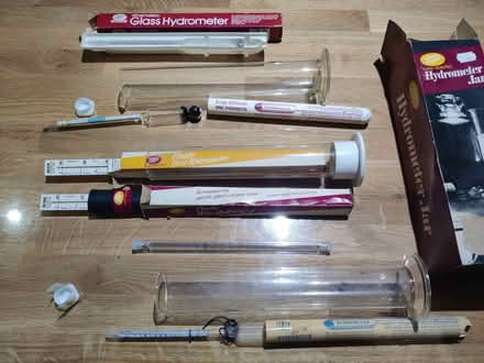 Photo of free Wine and beer hydrometers/jars (Steventon OX13) #1