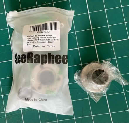 Photo of free 4x 19mm chrome pole holders (Fiveways BN1) #1