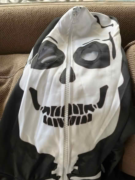 Photo of free Adult zip up skeleton costume (Downtown Mountain View) #2