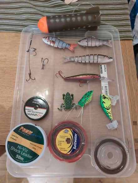 Photo of free Fishing bits and bobs (Combe Down BA2) #1