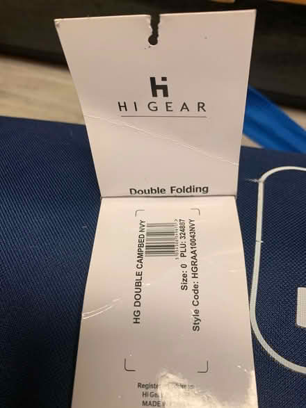Photo of free Double folding camp bed (Ringwood BH24) #3