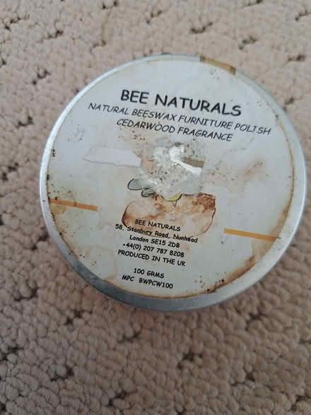 Photo of free Beeswax furniture polish (Milber TQ12) #1