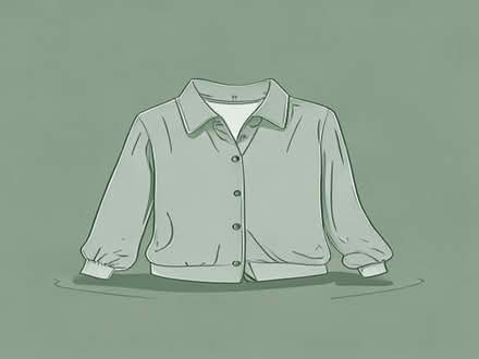 Photo of white blouse with puffy sleeves for age 15 or size S or M (Romsey Ward CB1) #1