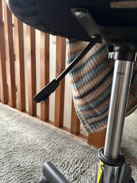 Photo of free Adjustable height therapy stool with back and wheels (Benton NE12) #4