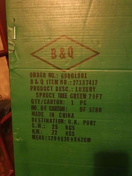 Photo of free Large artificial christmas tree (Ipswich, IP4) #1