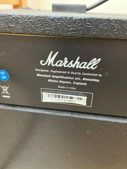 Photo of free Marshall Guitar Amp (MG15CD Series) (Upper Caldecote SG18 SG18) #3