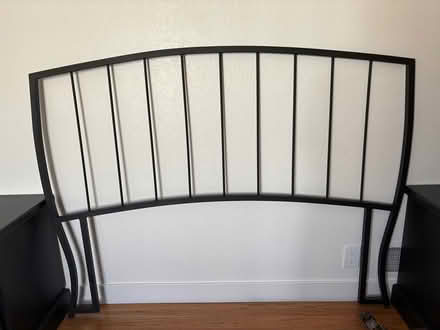 Photo of free Wrought Iron Head Board - Full (West Lake area in Daly City) #1