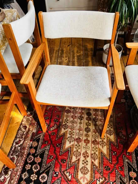 Photo of free Six Vintage teak dining chairs (Walton Manor OX2) #2