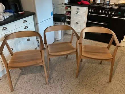 Photo of free 3 kitchen chairs (Cheshunt EN8) #2