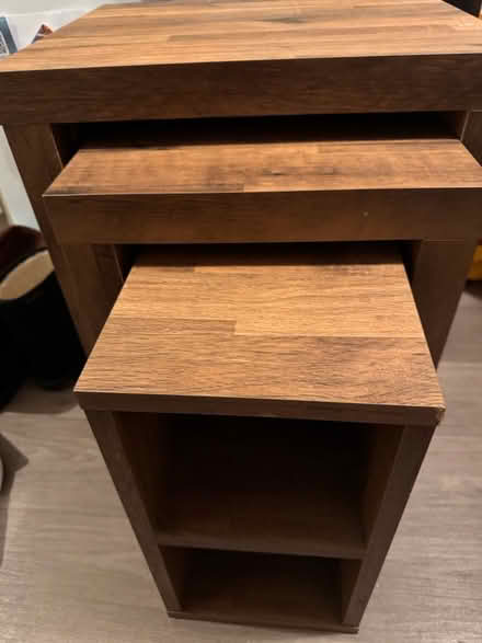 Photo of free Wooden side table set (Ellesmere Port) #2