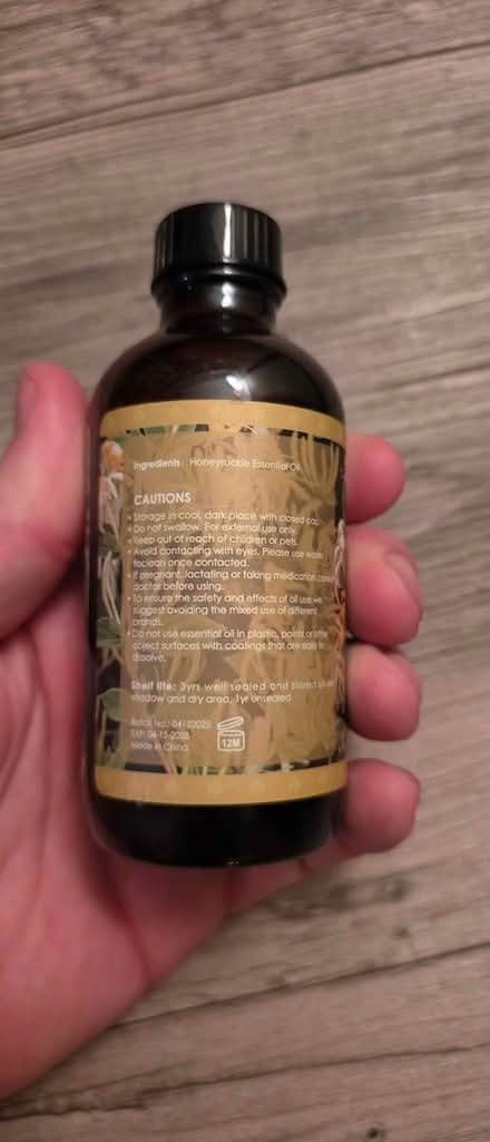 Photo of free Honeysuckle Essential Oil (West End, San Rafael) #3