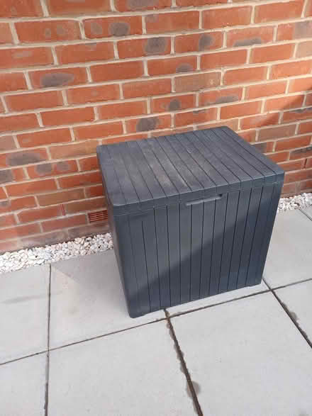 Photo of free Black garden storage box (Wellington Telford) #1