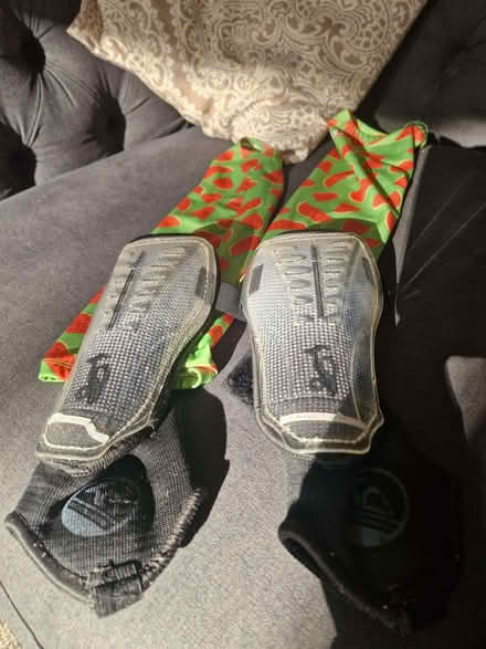 Photo of free Girl's hockey shin pads and inner socks (Kew TW9) #1