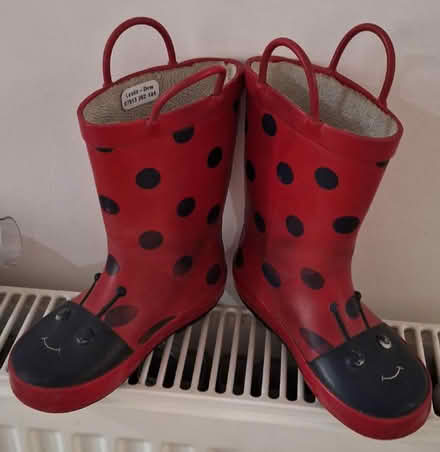 Photo of free LEAKY size 9 child wellies (Cann Hall E7) #1