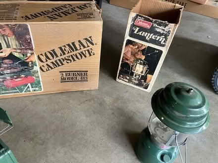 Photo of free Coleman Campstove and Lantern #1