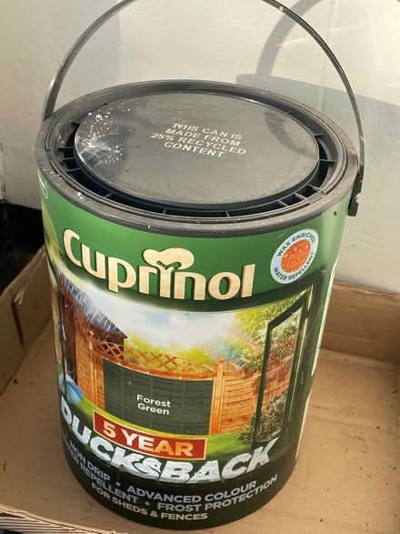Photo of free Cuprinol fence/shed paint (Warwick CV34) #1