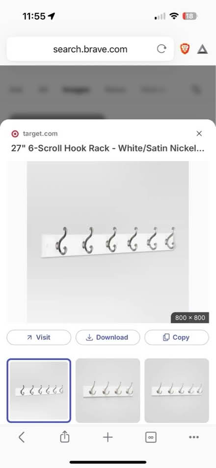 Photo of free Hook rack (Myakka City) #1