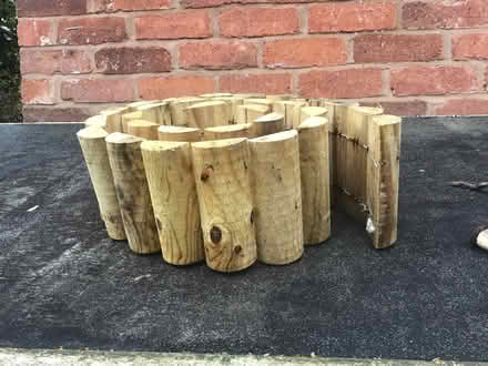 Photo of free Garden log roll (Barnard's Green WR14) #1
