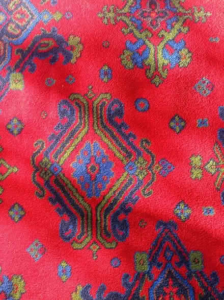 Photo of free Large red patterned rug (EH3 Canonmills) #2