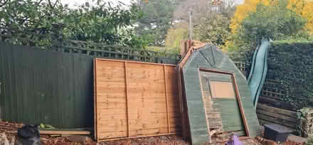 Photo of free 8 x8 wooden Shed, for parts or repair (Cam GL11) #1