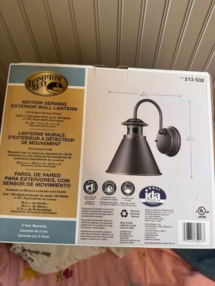 Photo of free Outdoor light fixture motion sensor (Wallingford) #1