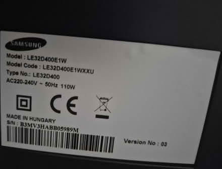 Photo of free 32" Samsung TV (Hanworth TW13) #2