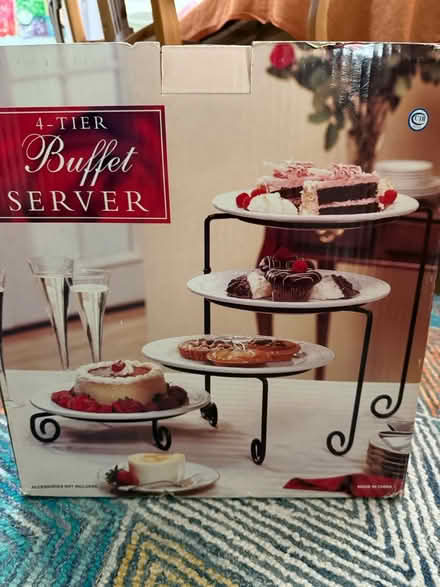 Photo of free Buffet Server, 4-Tier (San Leandro) #1