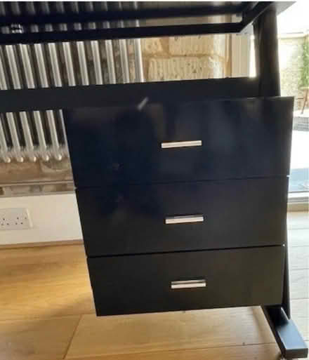 Photo of free Black Glass work desk (Clanfield OX18) #3