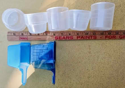 Photo of free Small plastic cups & scoops (DeAnza Blvd - Stvns Crk & 280) #3