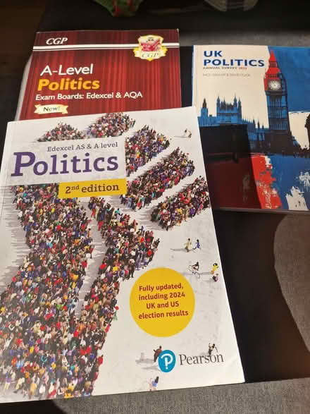 Photo of free A'level politics books (Kew TW9) #1