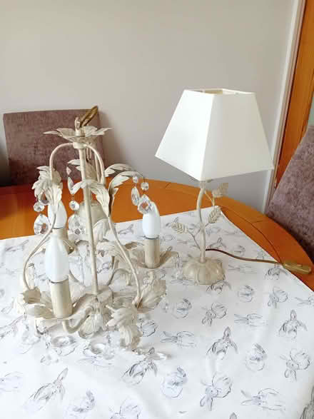Photo of free 3 Bhs chandelier lights 1x Bhs lamp 1 x chandelier (Fletton PE2) #2