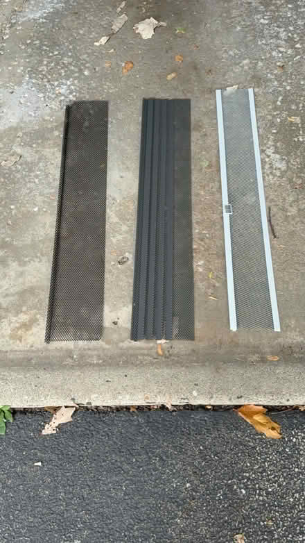 Photo of free 3 Metal gutter covers (NE Glenview (Lake & Harms)) #1
