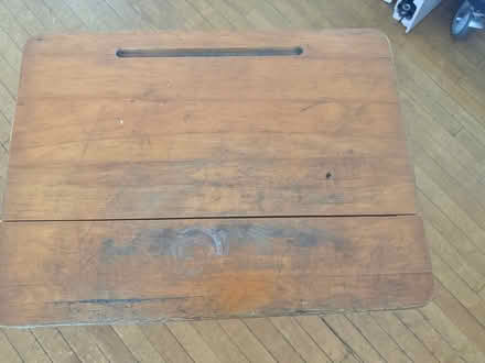 Photo of free Old child size wooden desk (Ayer) #3