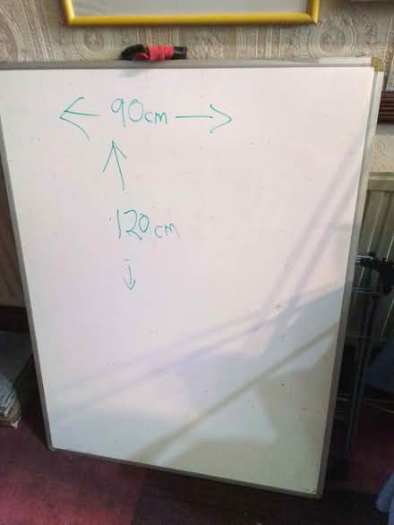 Photo of free Whiteboard 120x90cm (no pens/eraser), no stand (Leytonstone E11) #1