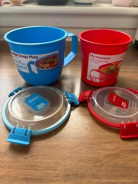 Photo of free Sistema soup mugs (Craigleith EH4) #1