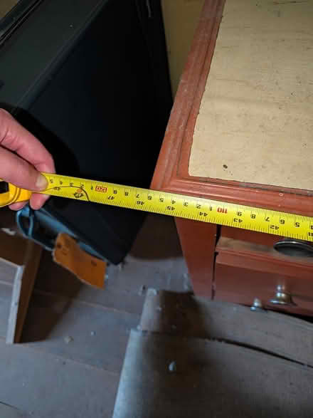 Photo of free Vintage Red Wooden Dresser Set (Ball Sq Somerville) #4