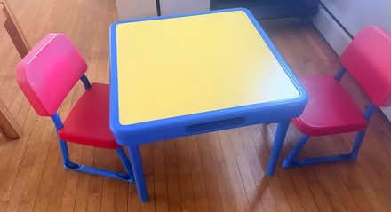Photo of free Fisher Price childs table & chairs (Ayer) #2