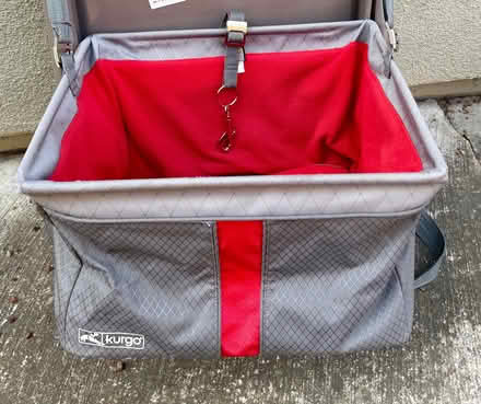 Photo of free Dog car seat Red with straps (Sunnyvale Cherry Chase) #1