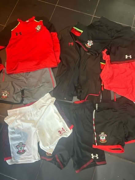 Photo of free Bundle of kids Southampton FC kit (Pennhill BH14) #1