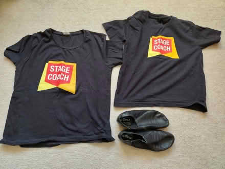 Photo of free Stagecoach T-shirts and jazz shoes (Lower Cambourne CB23) #1