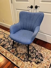 Photo of free Blue armchair (Winchester) #2