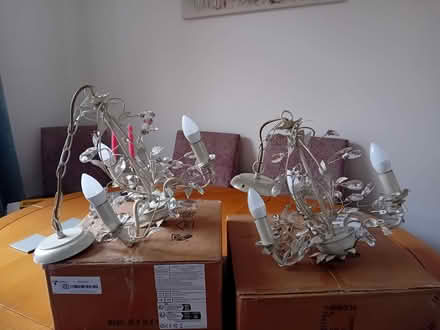 Photo of free 3 Bhs chandelier lights 1x Bhs lamp 1 x chandelier (Fletton PE2) #4