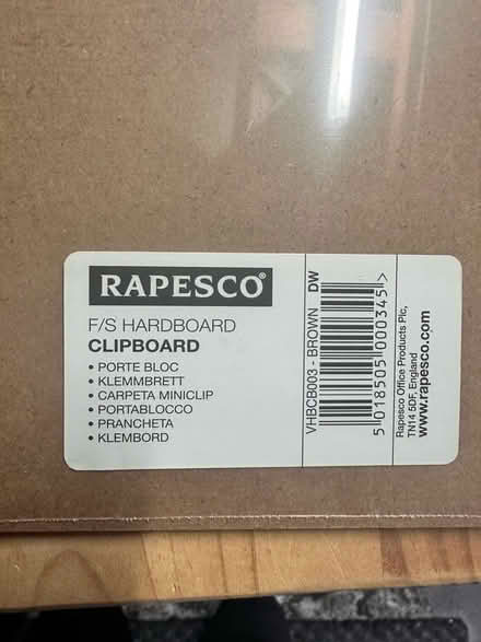 Photo of free Box of 9 new hardboard clipboards (Colchester CO4) #2