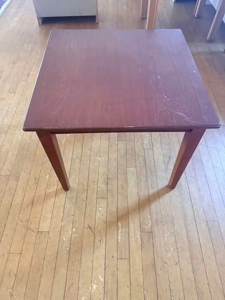 Photo of free Small Wooden Square coffee table (Ayer) #2