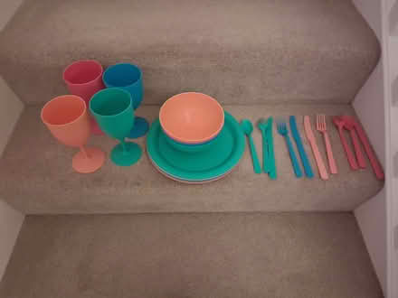 Photo of free plastic picnic set (Leith EH6) #1