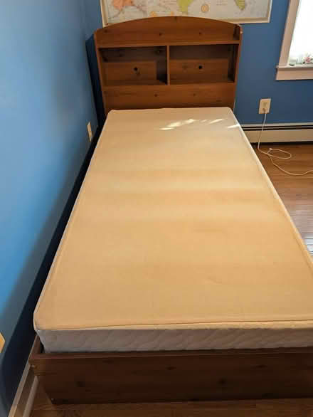 Photo of free Twin size bedframe and headboard (Souderton) #1