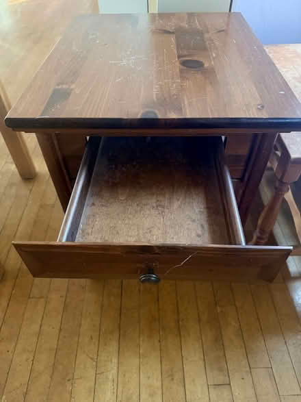 Photo of free Side table with drawer (Ayer) #3